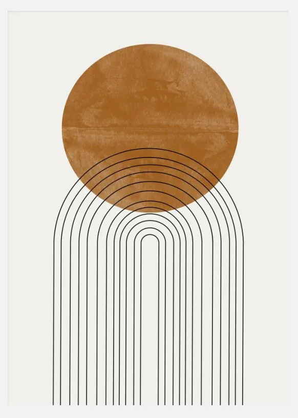 Abstract Flow No2 Canvastavla (30x40 cm)