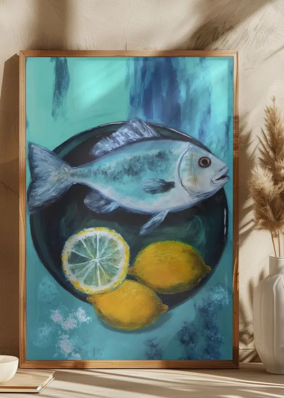 A Fishplate Poster (21x29.7 cm (A4))