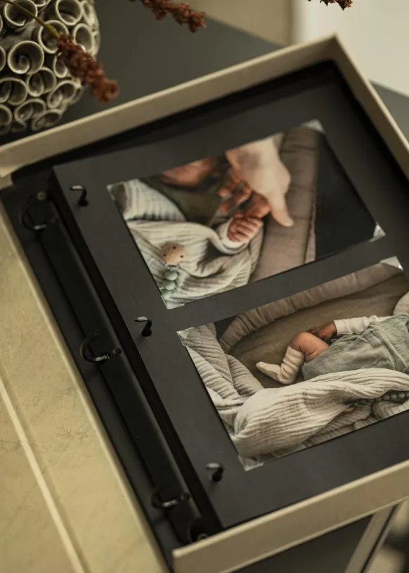 Albumblad för KAILA Coffee Table Photo Album - 10-Pack Svarta