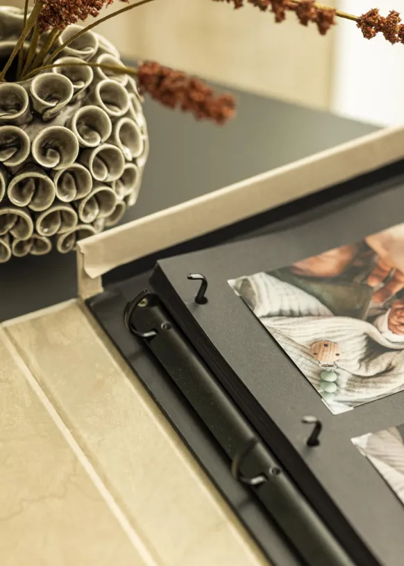 Albumblad för KAILA Coffee Table Photo Album - 10-Pack Svarta