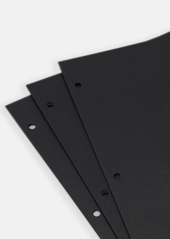 Albumblad för KAILA Coffee Table Photo Album XL - 10-Pack Svarta