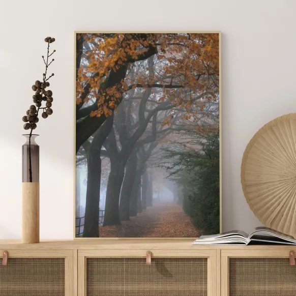 Autum Stroll Poster (21x29.7 cm (A4))