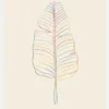 Banana Rainbow Leaf Canvastavla (30x40 cm)