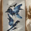 Blue Birds Poster (21x29.7 cm (A4))