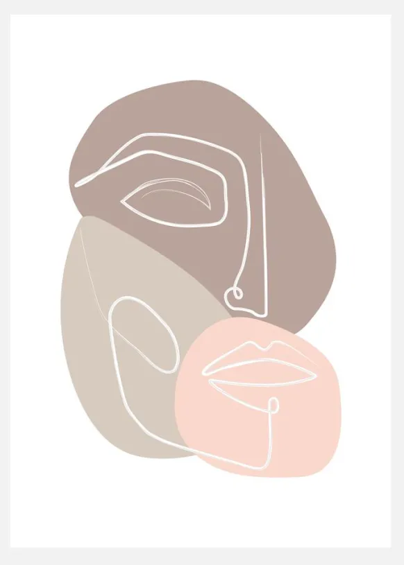 Blush Canvastavla (30x40 cm)
