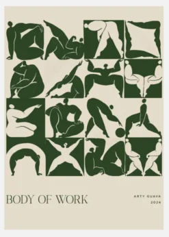 Body Of Work (forest) Canvastavla (30x40 cm)