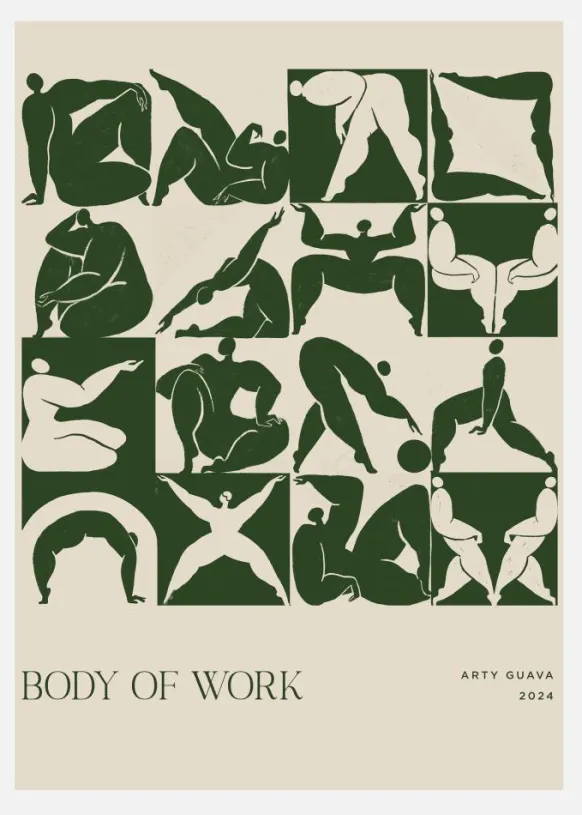 Body Of Work (forest) Canvastavla (30x40 cm)