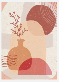 Boho Plant A Pot Canvastavla (30x40 cm)