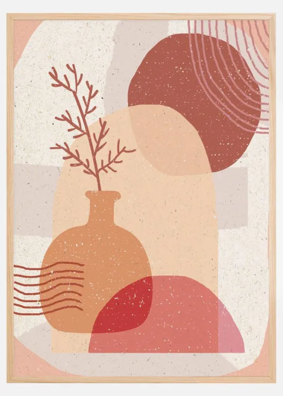 Boho Plant a Pot Poster (21x29.7 cm (A4))