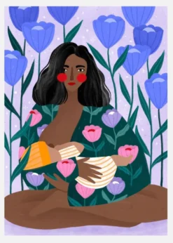 Breastfeeding Canvastavla (30x40 cm)