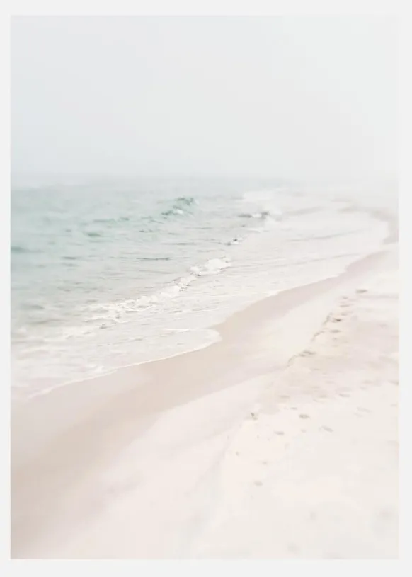Bright Beach I Canvastavla (30x40 cm)