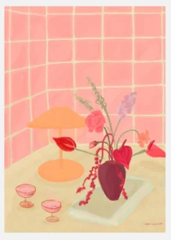 Bubbly Canvastavla (30x40 cm)