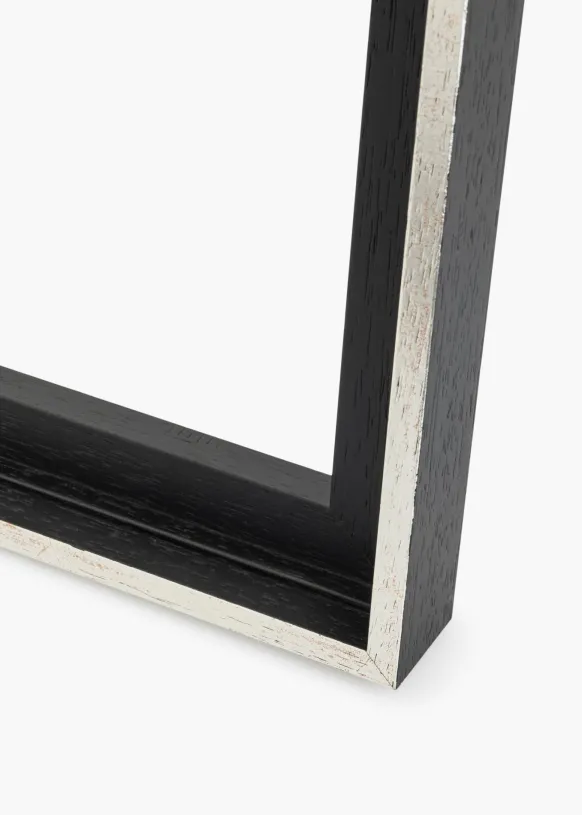 Canvasram Lexington Svart / Silver 60x70 cm