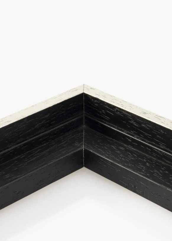 Canvasram Lexington Svart / Silver 60x70 cm