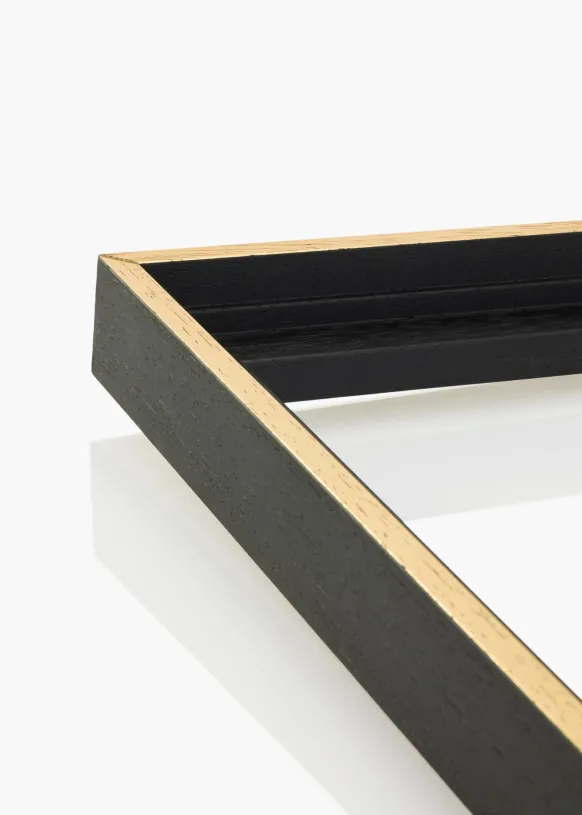 Canvasram Madison Svart / Guld 20x30 cm