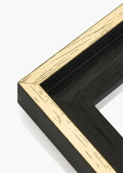 Canvasram Madison Svart / Guld 20x30 cm