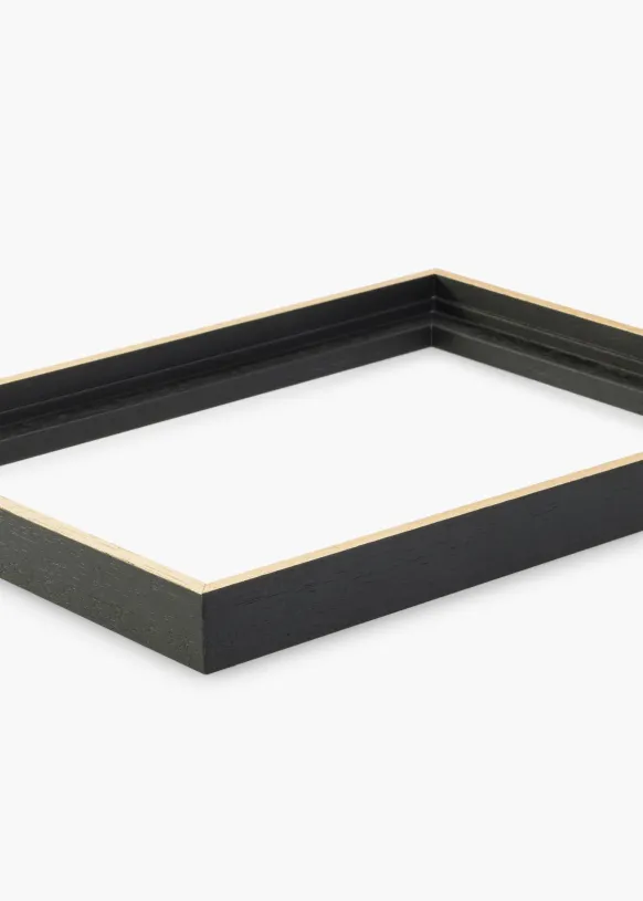 Canvasram Madison Svart / Guld 18x24 cm