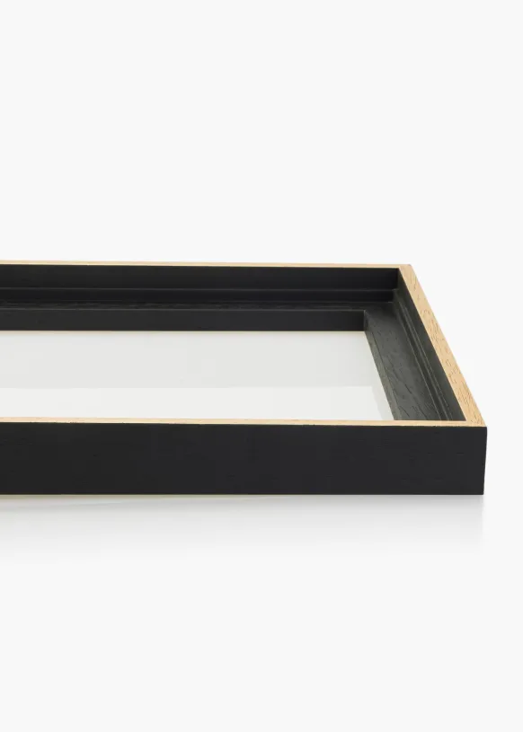 Canvasram Madison Svart / Guld 18x24 cm
