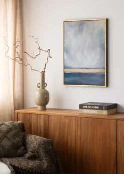 Canvasram Sussex Svart/Guld 59,4x84 cm (A1)