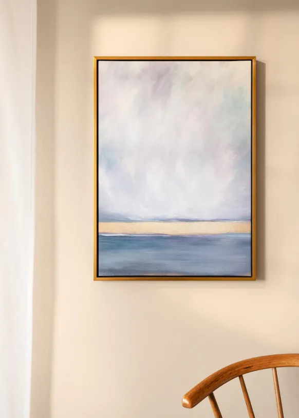 Canvasram Sussex Svart/Guld 59,4x84 cm (A1)
