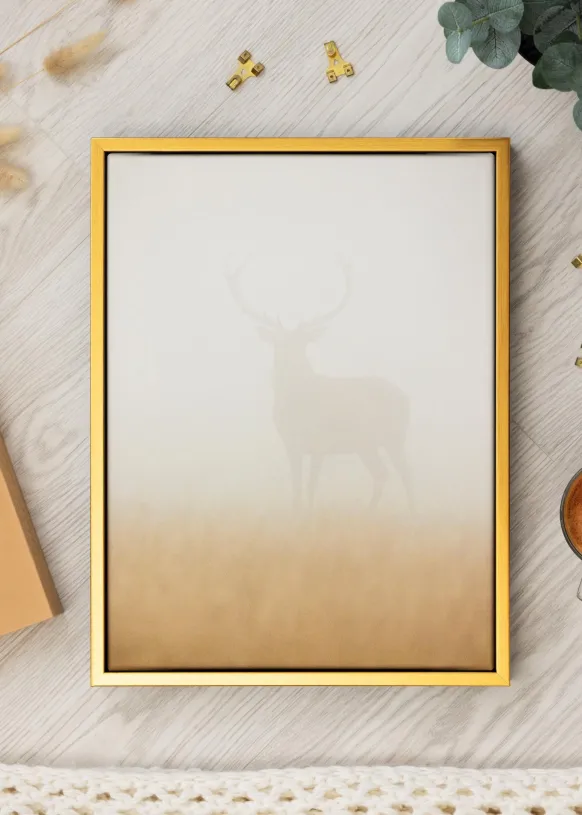 Canvasram Sussex Svart/Guld 59,4x84 cm (A1)