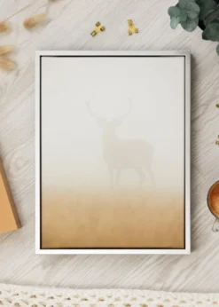 Canvasram Sussex Svart/Silver 29,7x42 cm (A3)
