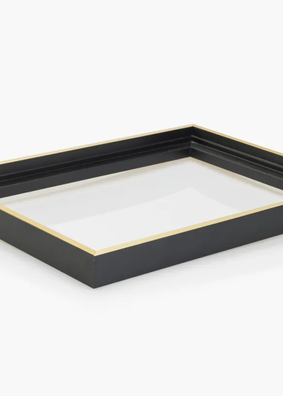 Canvasram Tacoma Svart / Guld 50x60 cm
