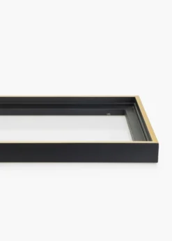 Canvasram Tacoma Svart / Guld 60x70 cm