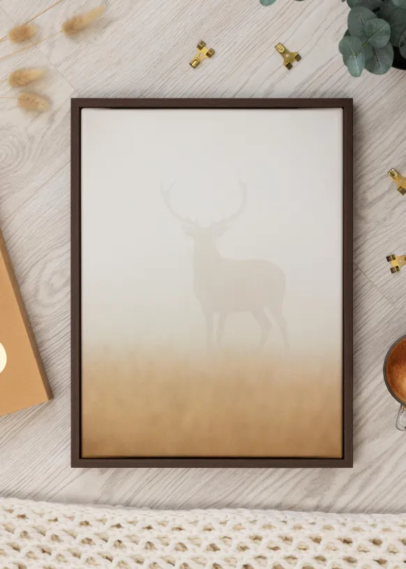 Canvasram Wells Brun 50x70 cm