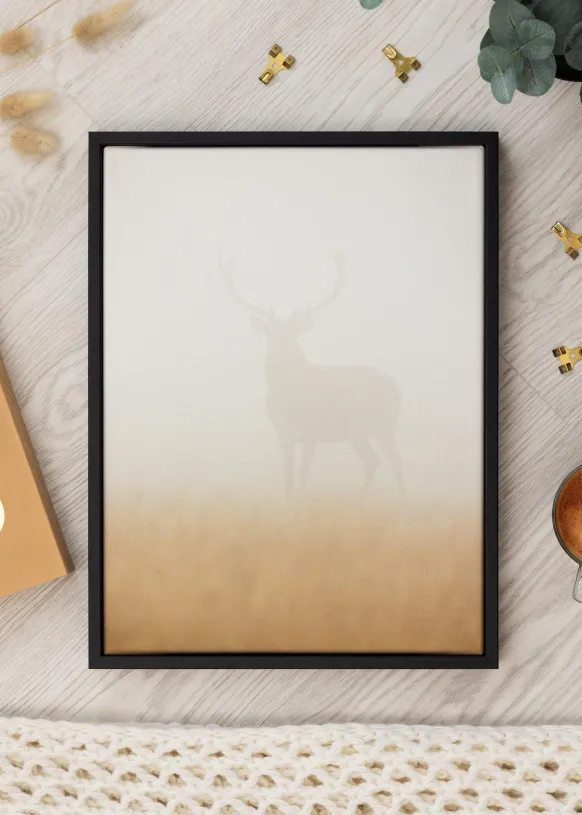 Canvasram Wells Svart 50x70 cm