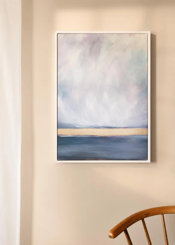 Canvasram Wells Vit 30x30 cm