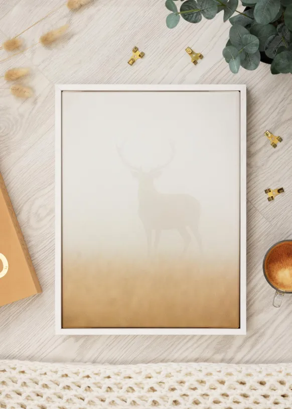 Canvasram Wells Vit 50x50 cm
