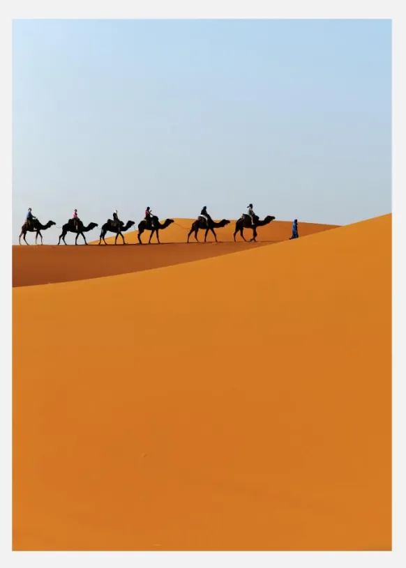 Caravan Canvastavla (30x40 cm)