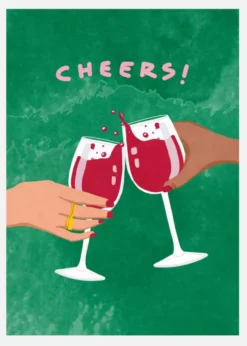 Cheers To Us Canvastavla (30x40 cm)