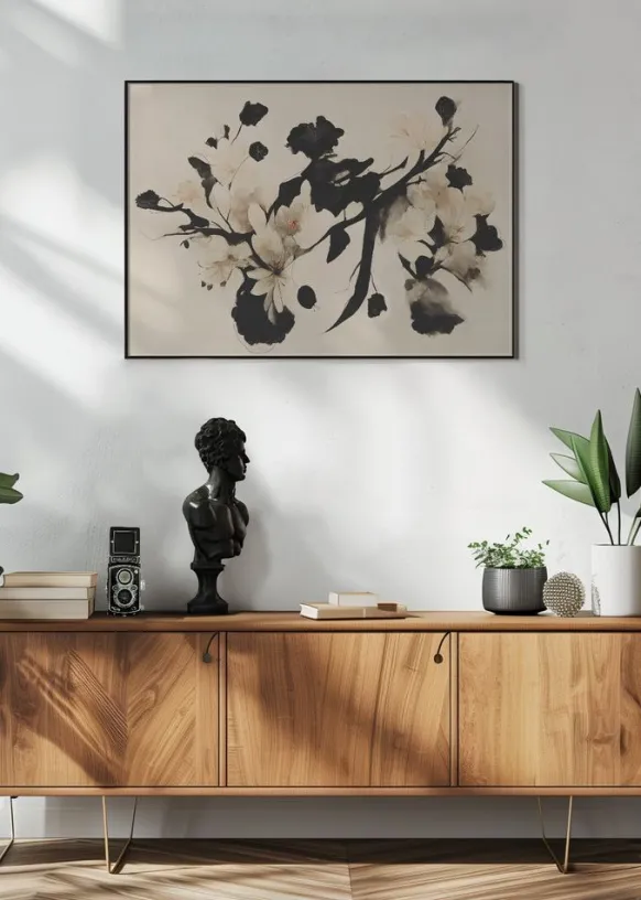 Cherry Blossom Branch Poster (21x29.7 cm (A4))