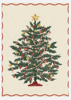 Christmas Tree Canvastavla (30x40 cm)