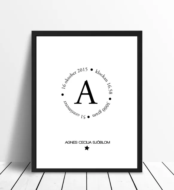 Circle Black (21x29,7 cm (A4))