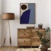 Color Blocks Blue Poster (21x29.7 cm (A4))