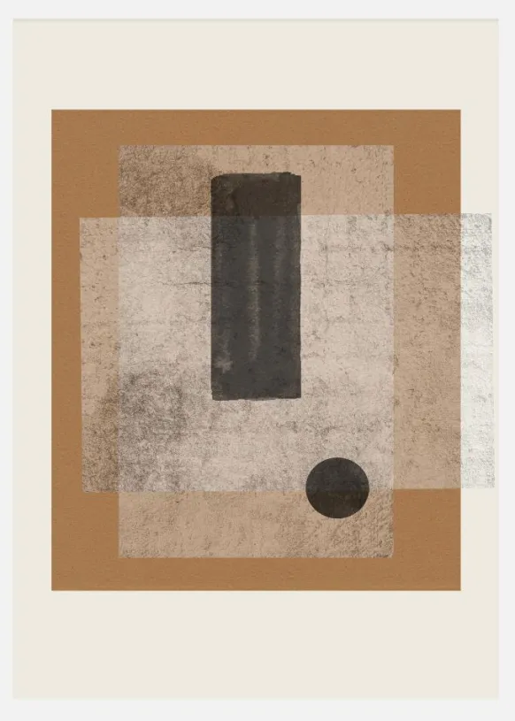Composition III Canvastavla (30x40 cm)