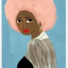 Cotton Candy Dream (2021) Canvastavla (30x40 cm)