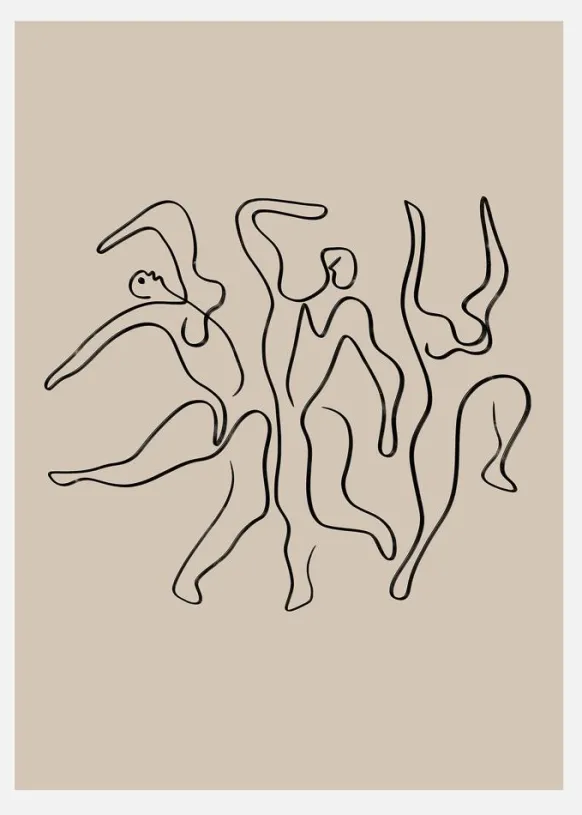 Dance 1 Canvastavla (30x40 cm)