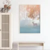 Elk Lost In Mist Poster (21x29.7 cm (A4))