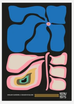 English Gardens Rainbow Grey Canvastavla (30x40 cm)