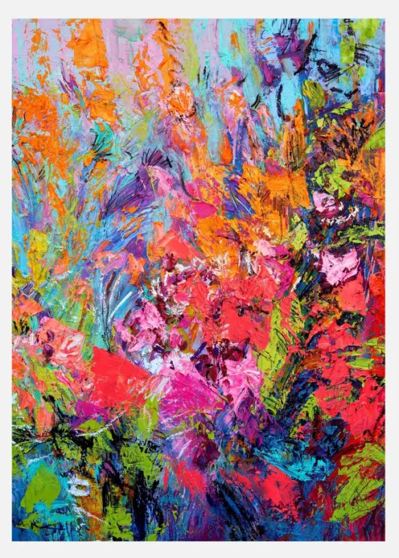 Ethereal Blossom Glow Canvastavla (30x40 cm)