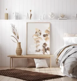 Eucalyptus Creative Gold I Poster (21x29.7 cm (A4))