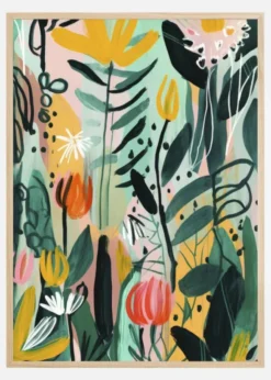 Field Flowers Poster (21x29.7 cm (A4))