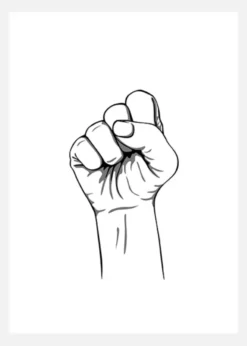 Fist Canvastavla (30x40 cm)