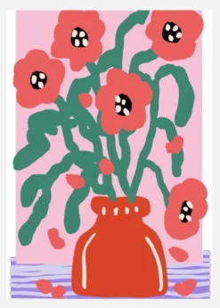Flower Impression Canvastavla (30x40 cm)