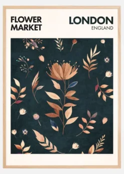 Flower Market - London Poster (21x29.7 cm (A4))