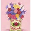 Flowers In A Vintage Can Canvastavla (30x40 cm)